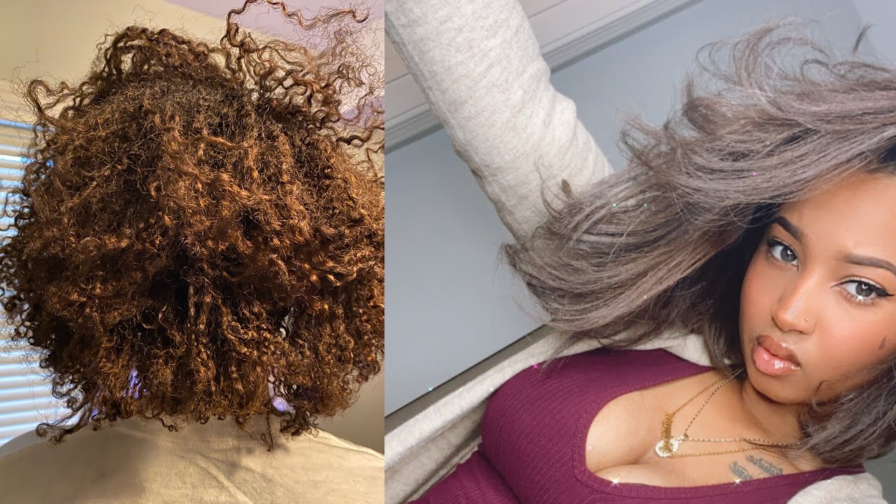 Watch Me Silk Press My 3 c 4 a Hair YouTube
