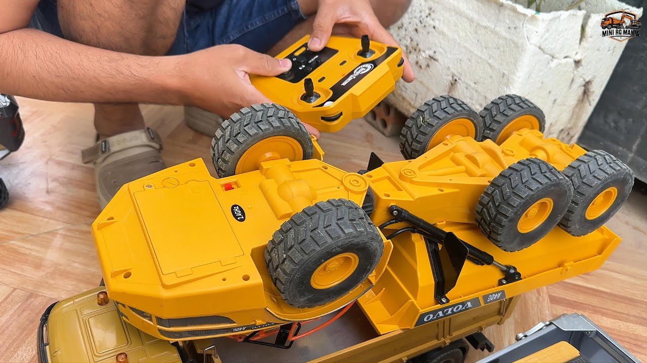 Ultimate RC Construction Crew at Work! Huina 1536, 1593, 1583 & Volvo Move Sand Together 🚜💛