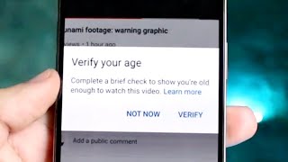 How To FIX YouTube Asking To Verify Age!