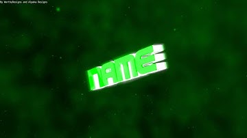 #20 • Free Green Sync Intro Template #14 ft. Alpaka Designs | Blender Only