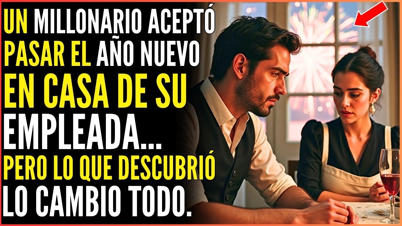 UN MILLONARIO ACEPTÓ PASAR EL AÑO NUEVO EN CASA DE SU EMPLEADA… PERO LO QUE DESCUBRIÓ LO CAMBIÓ TODO