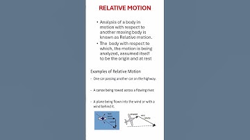 RELATIVE MOTION #automobile #mechanical#physics #engineering #mechanic #motion  #education
