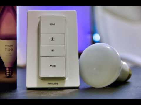 PHILIPS HUE DIMMER SWITCH setup walk through and review