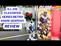 Gi joe classified series retro snow serpent review