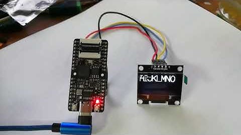 Maix Bit K210 and Oled SSD1315