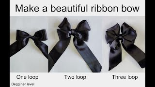 How to make a beautiful ribbon bow screenshot 4