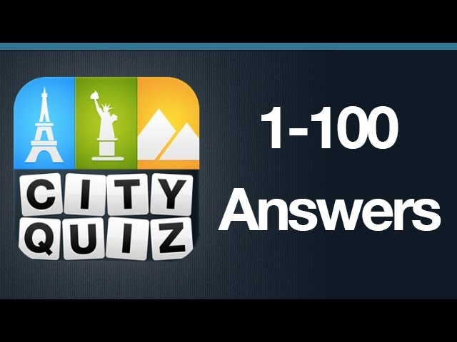 City Quiz Answers Levels - YouTube