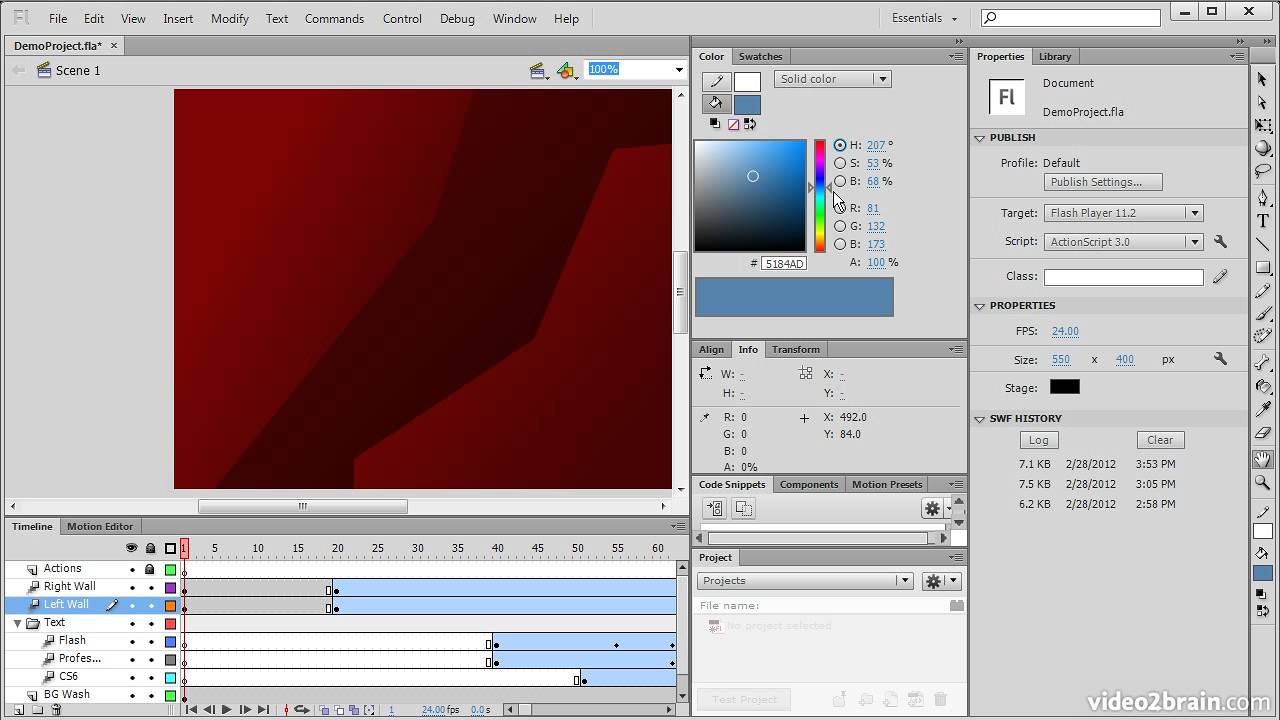 14 Adobe Flash CS6 Tutorials - YouTube