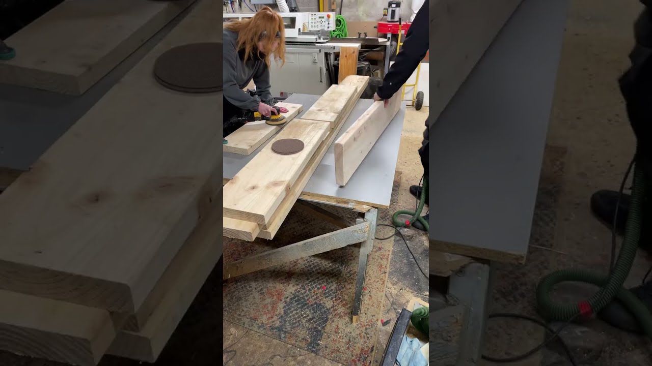 Live Workshop Build: Sanding 9 Rustic Wooden Shelves | Oak, Walnut & Black Finishes