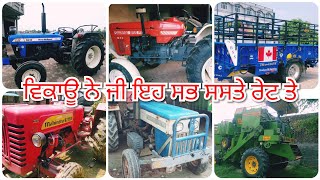New Holland 3630+/Swaraj 855FE/14 futta trolly/Mahindra 275Di/Swaraj 735FE/Hind 999 Combine/Tractor