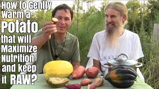 How to Gently Warm a Potato that will Maximize Nutrition and Keep it Raw ?