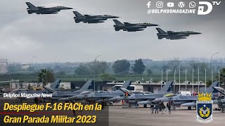 Experimente el rugido: aviones de combate F16 en acción en GPM 2023