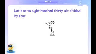 Grade 4 Division: Models & Standard Algorithm Dividing Using The Standard Algorithm 4th Grade