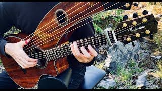 Take My Breath Away - Berlin - Harp Guitar Cover