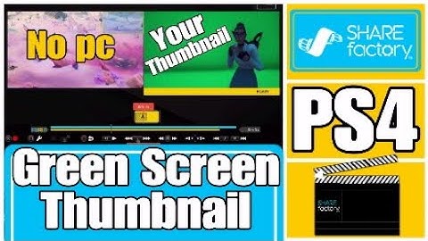 How to add GREEN SCREEN Thumbnail on Sharefactory (NO PC needed)