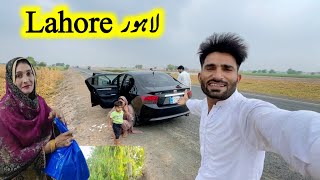 Lahore Tour Full Day vlog Routine 🚗|Pak village family