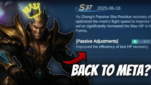 This new buff on Yu Zhong will make him BACK TO META?