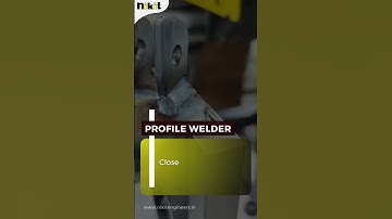Nikit Engineers Profile Welder with DXF Import Programming #weldingautomation #weldingrobot