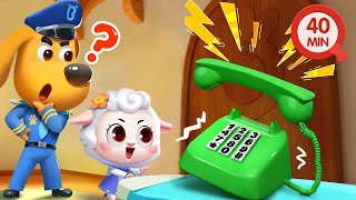 Phone Call from a Stranger | Kids at Home | Safety Cartoon | Kids Cartoon | Sheriff Labrador