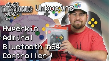 Unboxing - Hyperkin Admiral Bluetooth Nintendo 64 Controller