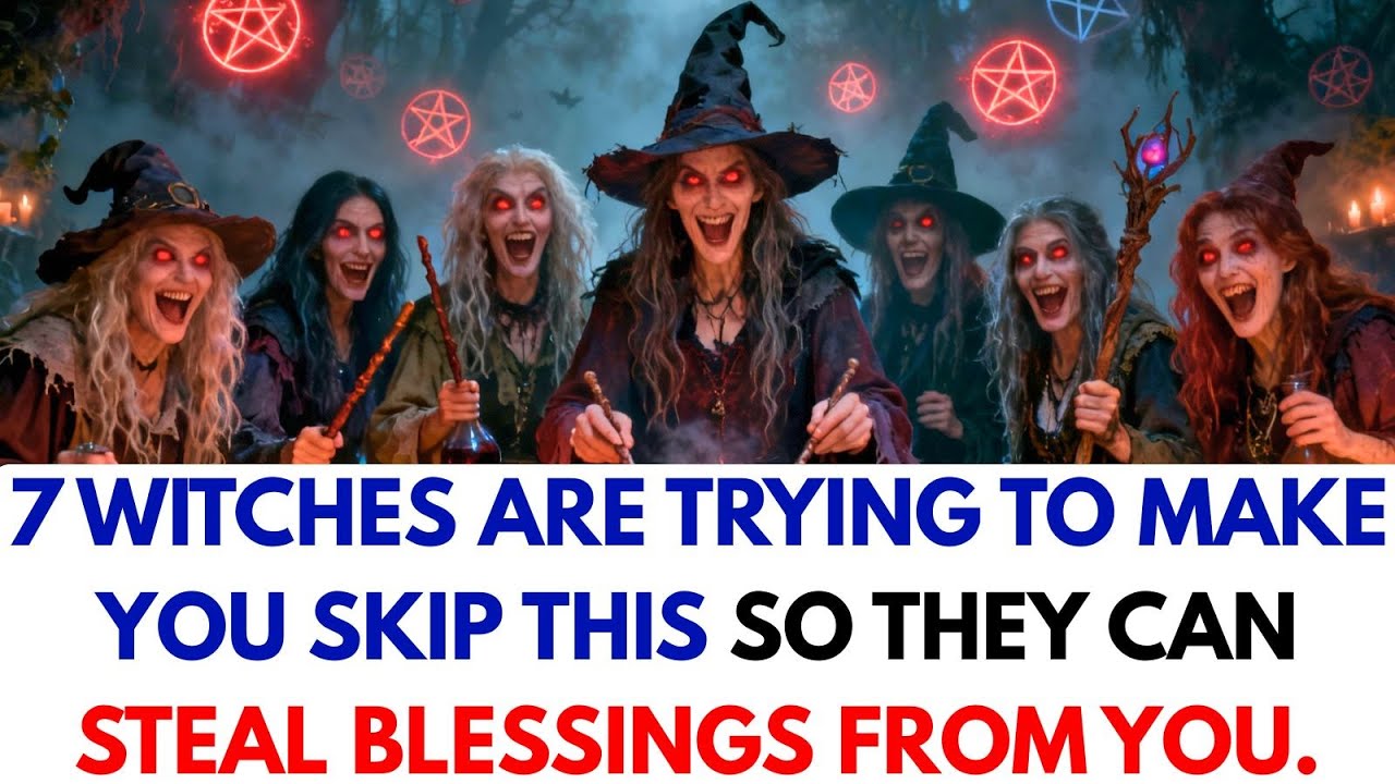 7 witches are trying to make you skip this so they can steal blessings from you.