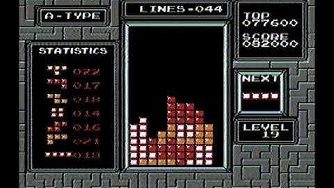 (PAL) NES TETRIS - 111.600 (Lv. 19 start) ("Killscreen")