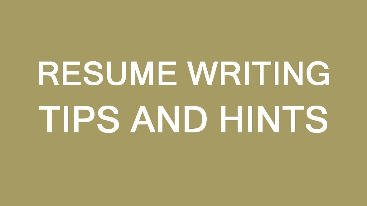 resume writing canada