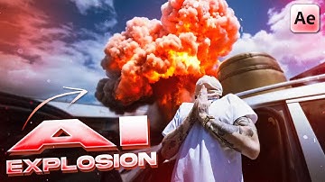 AI EXPOSION MUSIC VIDEO EFFECT (After Effects)