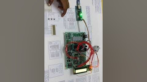 The 8051 Microcontroller Trainer Kit.