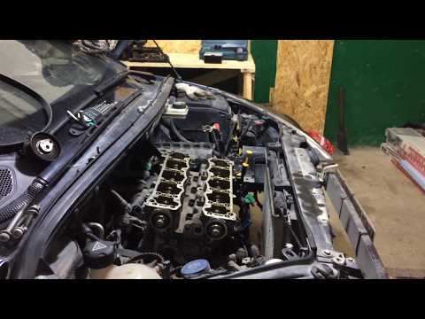 Снятие 16 клапанной головки Peugeot 307 TU5JP4