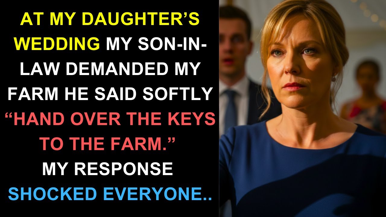 My Son in Law Demanded My Farm at My Daughter’s Wedding He Said..