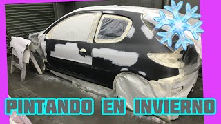 PRECAUCIONES para PINTAR UN AUTO en INVIERNO sin CABINA DE PINTURA