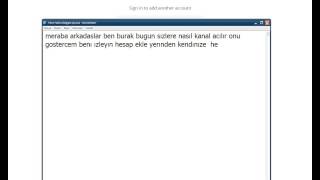 arkadaslar bugun sızlere vıdoeo kanalı nasıl acılır onu gosterdım