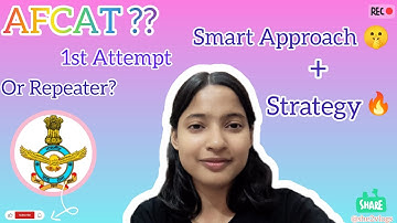 AFCAT Strategy 💯 | Complete Guide to Crack AFCAT Written Exam in First Attempt 🎯