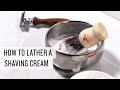 How to Lather a Shaving Cream | Cremo