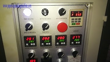 Open cam model paper cup machine tested for India client