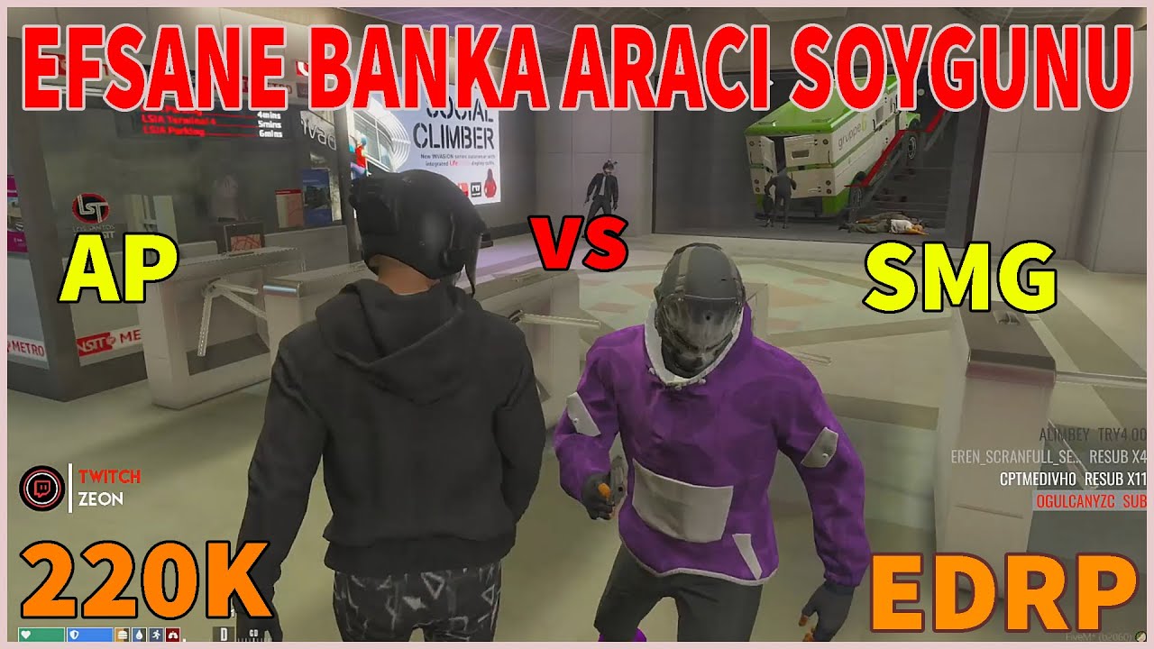 EDRP | Son Zamanların En İyi Banka Aracı Soygunu ! Naci-Can-Şahan-Alp-Zafer-Dobe !