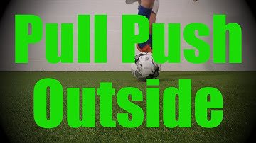 Pull Push Outside - Static Ball Control Drills - Soccer (Football) Coerver Training for U8-U9