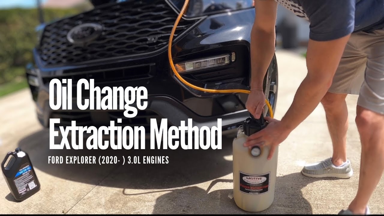 DIY Oil Change | Ford Explorer | Platinum, ST, King Ranch - YouTube