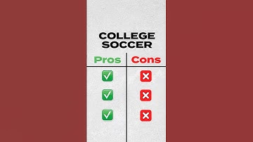 Part 1: The Pros of College Soccer...