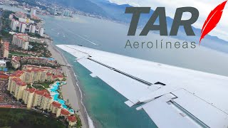 BREATHTAKING VIEWS: TAR Aerolíneas Embraer ERJ-145LR Takeoff from /Despegue de Puerto Vallarta (PVR)