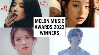 MELON MUSIC AWARDS 2022 WINNERS