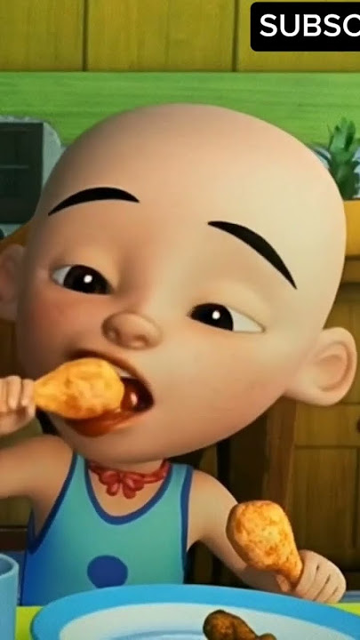 IPIN MAKAN AYAM GORENG #funnyvideo #upinipin #trendingshorts #lucu #kartun