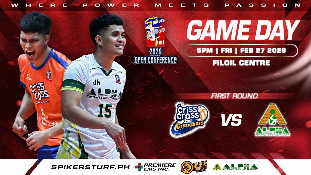 CRISS CROSS vs. ALPHA - Full Match | First Round | 2026 Spikers' Turf Open Conference