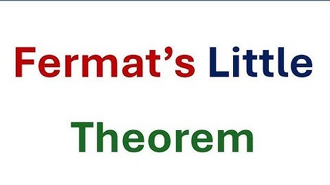 Proof of Fermat