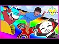 RYAN plays Roblox Slide Down + Get Eaten Games vs. Mommy & Combo Panda