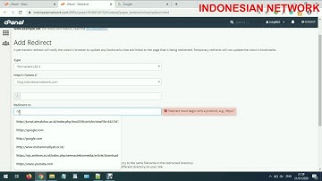 TUTORIAL CARA REDIRECT DOMAIN DI CPANEL
