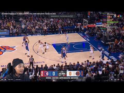 LBJ DEBUT!! FlightReacts To 76ERS at KNICKS | FULL GAME HIGHLIGHTS | October 20, 2026!