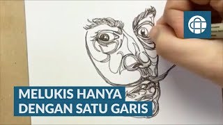 MELUKIS HANYA DENGAN SATU GARIS TANPA PUTUS