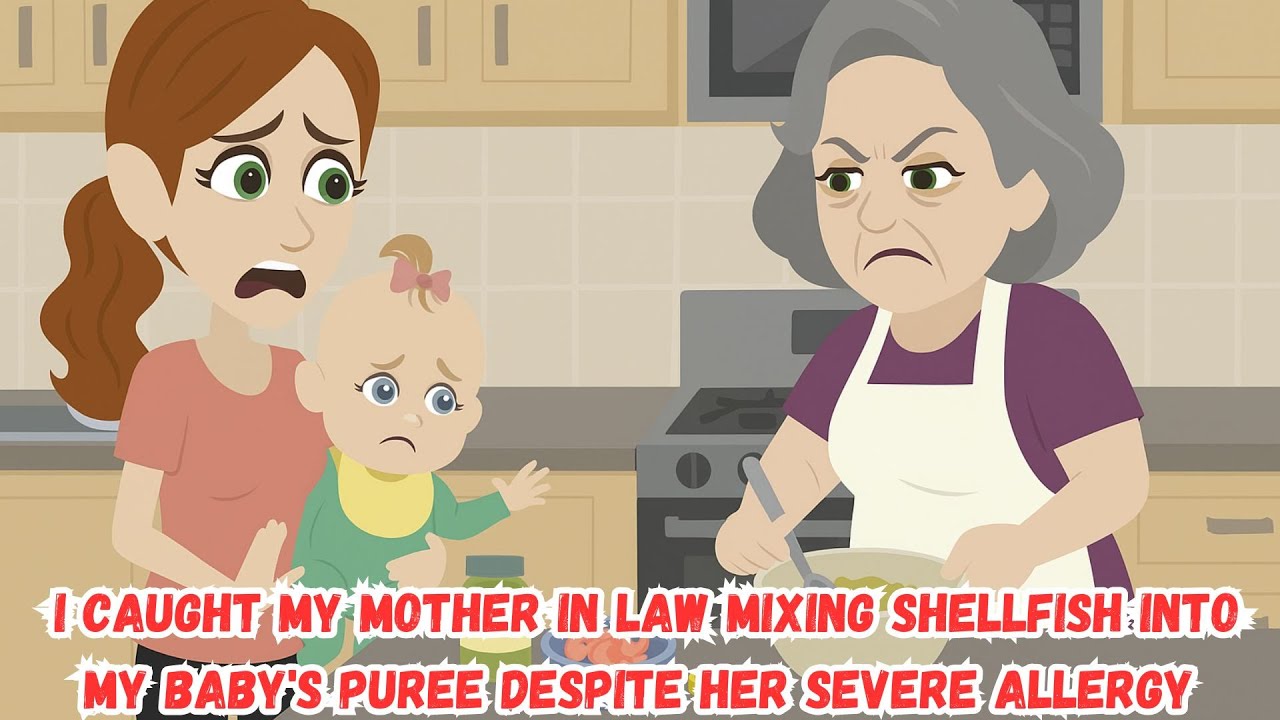 I Caught My Mother In law Mixing Shellfish Into My Baby's Puree Despite Her Severe Allergy